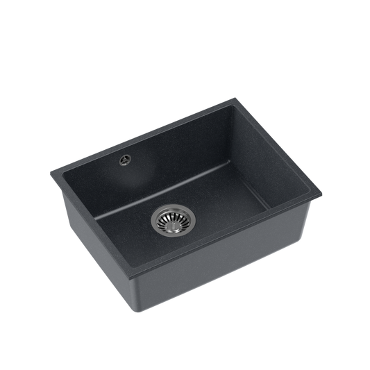 Alec 50 Granitvask – elegant underlimet granitvask til 60 cm skab